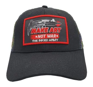 INKED ARMY - BASEBALL SAPKA MAKE ART NOT WAR