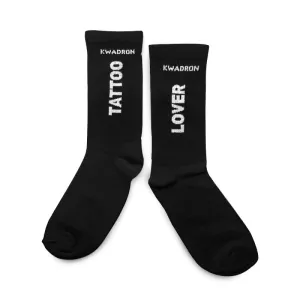 SOCKS TATTOO LOVER BY KWADRON - BLACK