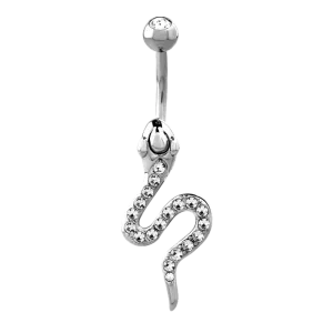 SNAKE – GOMBPIERCING / HASPIERCING (EZÜST)