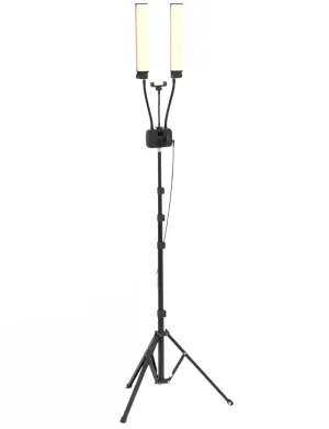 DOUBLE LED LIGHT - TETOVÁLÓ LÁMPA TELEFONTARTÓVAL
