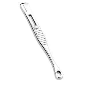 OVÁLIS SZEMŰ PIRCING CSIPESZ - ACÉL