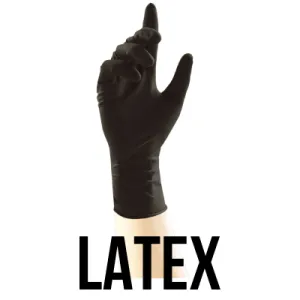 KESZTYŰ LATEX - FEKETE