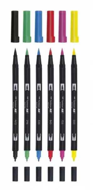 TOMBOW DUAL BRUSH PEN - BŐRJELÖLŐ FILC