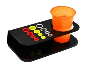 Kupak és pohár tartó  - PLEXI BLACK
